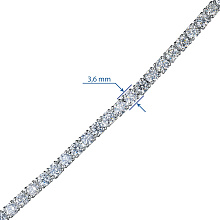 Браслет из белого золота c бриллиантами