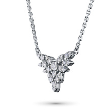 Колье из белого золота c бриллиантами