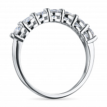 Кольцо из белого золота с бриллиантами (изготовление)