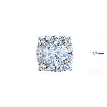 Подвеска из белого золота c бриллиантами