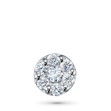 Подвеска из серебра (изготовление) с бриллиантами