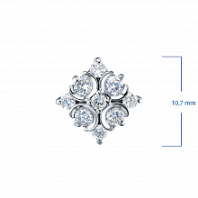 Подвеска из белого золота с бриллиантами (изготовление)