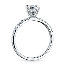 Кольцо из комбинированного золота с бриллиантами (изготовление)