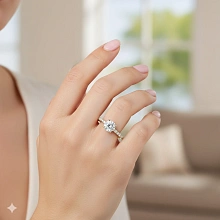 Кольцо из желтого золота c бриллиантами