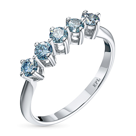 Кольцо из белого золота