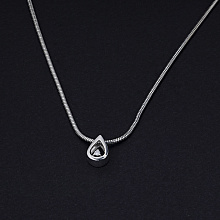 Подвеска из серебра (изготовление) с бриллиантом