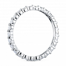 Кольцо из белого золота с бриллиантами (изготовление)