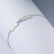 Браслет из серебра с бриллиантами (изготовление)