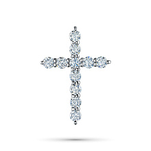 Подвеска из белого золота (изготовление) с бриллиантом