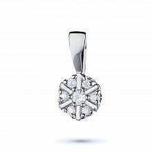 Подвеска из белого золота с бриллиантами (изготовление)