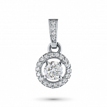 Подвеска из белого золота с бриллиантами (изготовление)