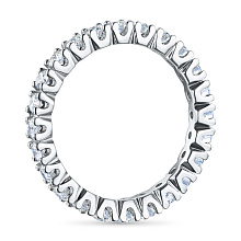 Кольцо из белого золота c бриллиантами