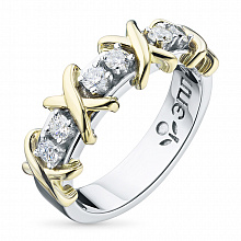 Кольцо из желтого золота с бриллиантами (изготовление)