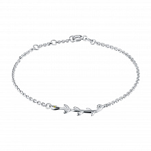 Браслет из серебра (изготовление) с бриллиантом