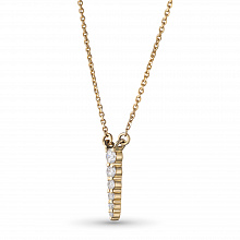 Колье из желтого золота с бриллиантами (изготовление)