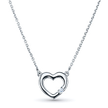 Колье из серебра с бриллиантом (изготовление)