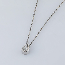 Подвеска из серебра c бриллиантами