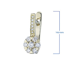 Серьги из белого золота с бриллиантами (изготовление)