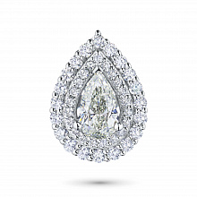 Подвеска из белого золота с бриллиантами (изготовление)