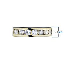 Кольцо из желтого золота с бриллиантами (изготовление)