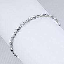 Браслет из желтого золота с бриллиантами (изготовление)