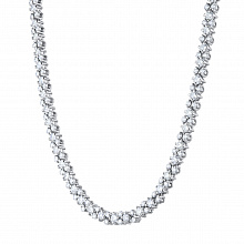 Колье из белого золота с бриллиантами (изготовление)