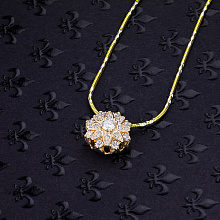 Подвеска из красного золота с бриллиантами (изготовление)