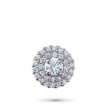 Подвеска из белого золота c бриллиантами