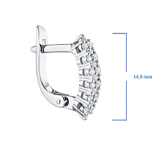 Серьги из желтого золота с бриллиантами (изготовление)