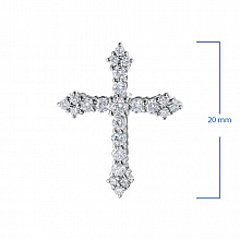 Подвеска из белого золота с бриллиантами (изготовление)