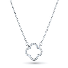 Колье из белого золота с бриллиантами (изготовление)