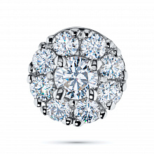 Подвеска из белого золота с бриллиантами (изготовление)