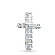 Подвеска из белого золота с бриллиантами