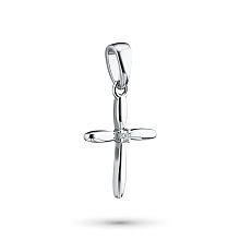 Подвеска из серебра (изготовление) с бриллиантом