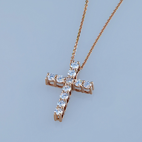 Подвеска из красного золота