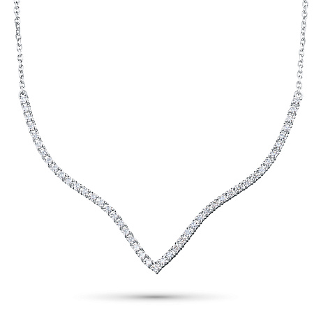 Колье из белого золота