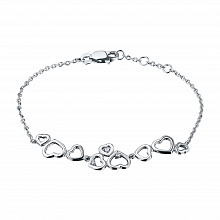 Браслет из белого золота с бриллиантами (изготовление)