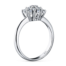 Кольцо из белого золота с бриллиантами (изготовление)