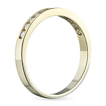 Кольцо из желтого золота с бриллиантами