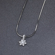 Подвеска из белого золота с бриллиантами (изготовление)