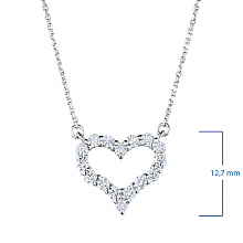 Колье из белого золота с бриллиантами (изготовление)