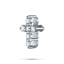 Подвеска из серебра c бриллиантами