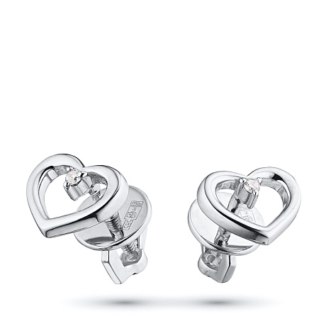 Пусеты из серебра