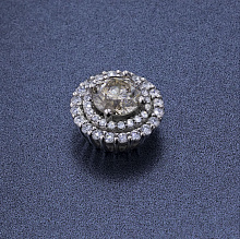 Подвеска из белого золота с бриллиантами (изготовление)