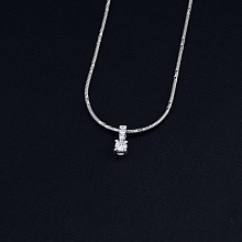 Подвеска из белого золота с бриллиантами (изготовление)