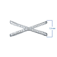 Кольцо из белого золота с бриллиантами (изготовление)