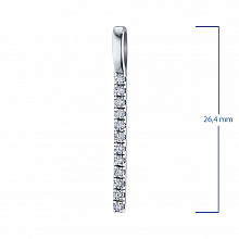 Подвеска из белого золота с бриллиантами (изготовление)