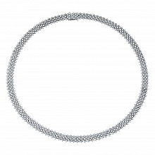 Колье из белого золота с бриллиантами (изготовление)