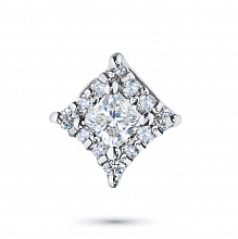 Подвеска из белого золота с бриллиантами (изготовление)