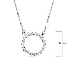 Колье из желтого золота с бриллиантами (изготовление)